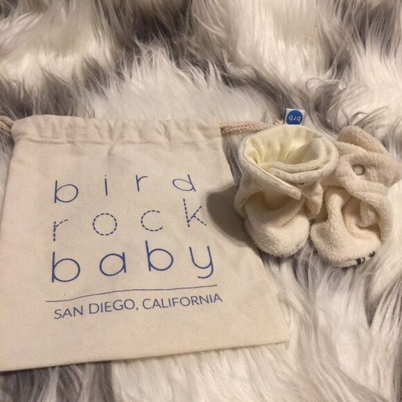 Cream Fleece Bird Rock Baby 0-3 Months - Picture 1 of 3